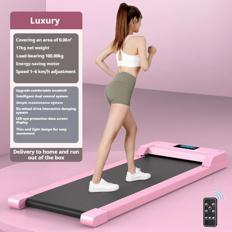Electric treadmill small folding ultra-quiet walking tablet suitable for home indoor gym Fitness Body Building Treadmills