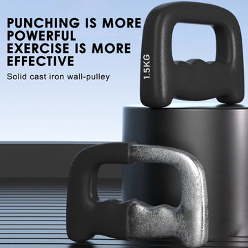 Ergonomic Hand Shaped Dumbbell Jogging Walking Cardio Dumbbells for Glute Bridge Butt Workout