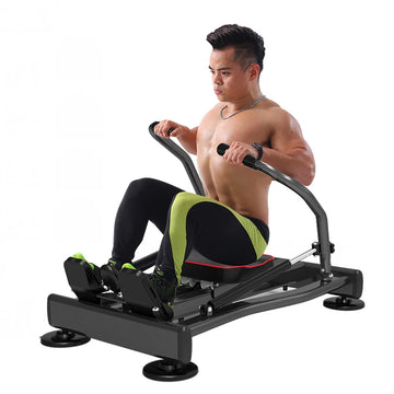 Multi-function Hydraulic rowing machine exercise abdominal muscles chest muscles arm swing trainer Home fitness equipment