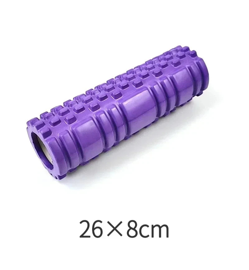 Hollow Foam Massage Roller - Yoga Fitness Column for Muscle Relaxation & Exercise Support, Training Companion