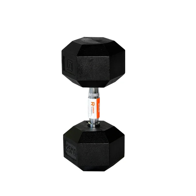 5kg 10kg 15kg 16kg  Multi weight Black Rubber Hex Dumbbells  kettlebell  fitness