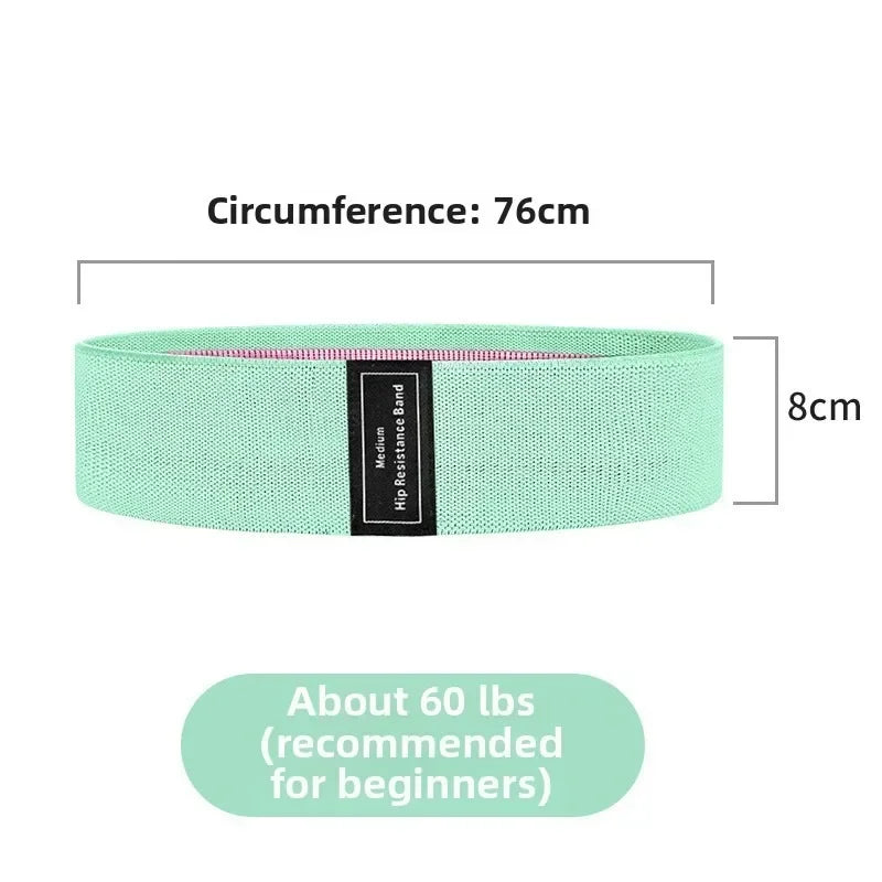 1-3pcs Squat Yoga Resistance Band Cotton Hip Circle Hip Circle Deep Squatting Hip Circle Elastic Band Rally Band