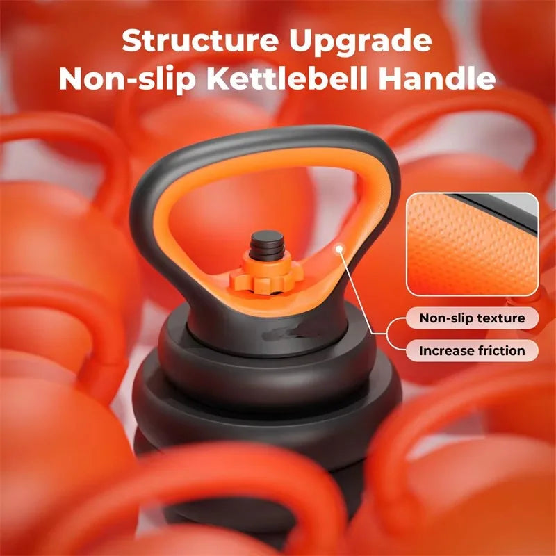 Top-Selling Adjustable Free Weight Set with Connector - Converts to Dumbbell, Barbell & Kettlebell, Ideal for Push-Up Exercises