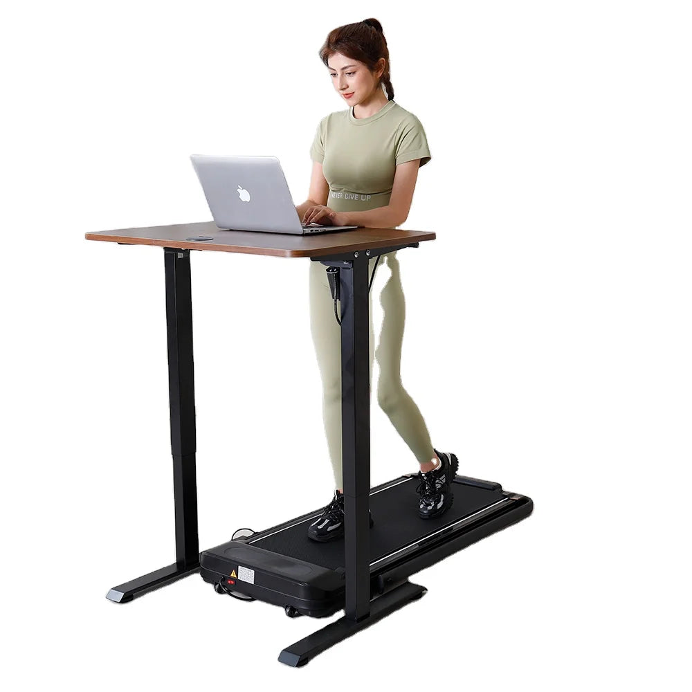 Under Desk Treadmill 2 in 1 Foldable Treadmill Walking Pad Mini Small Flat Walking Pad Treadmill