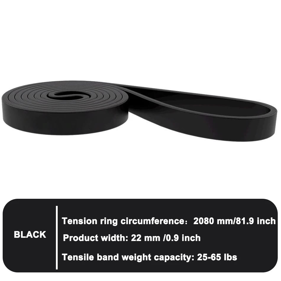 WOSWEIR-Elastic Training Gum Resistance Bands Gym Home Fitness Expander Yoga Pull Up Assist Rubber Crossfit Workout Equipment