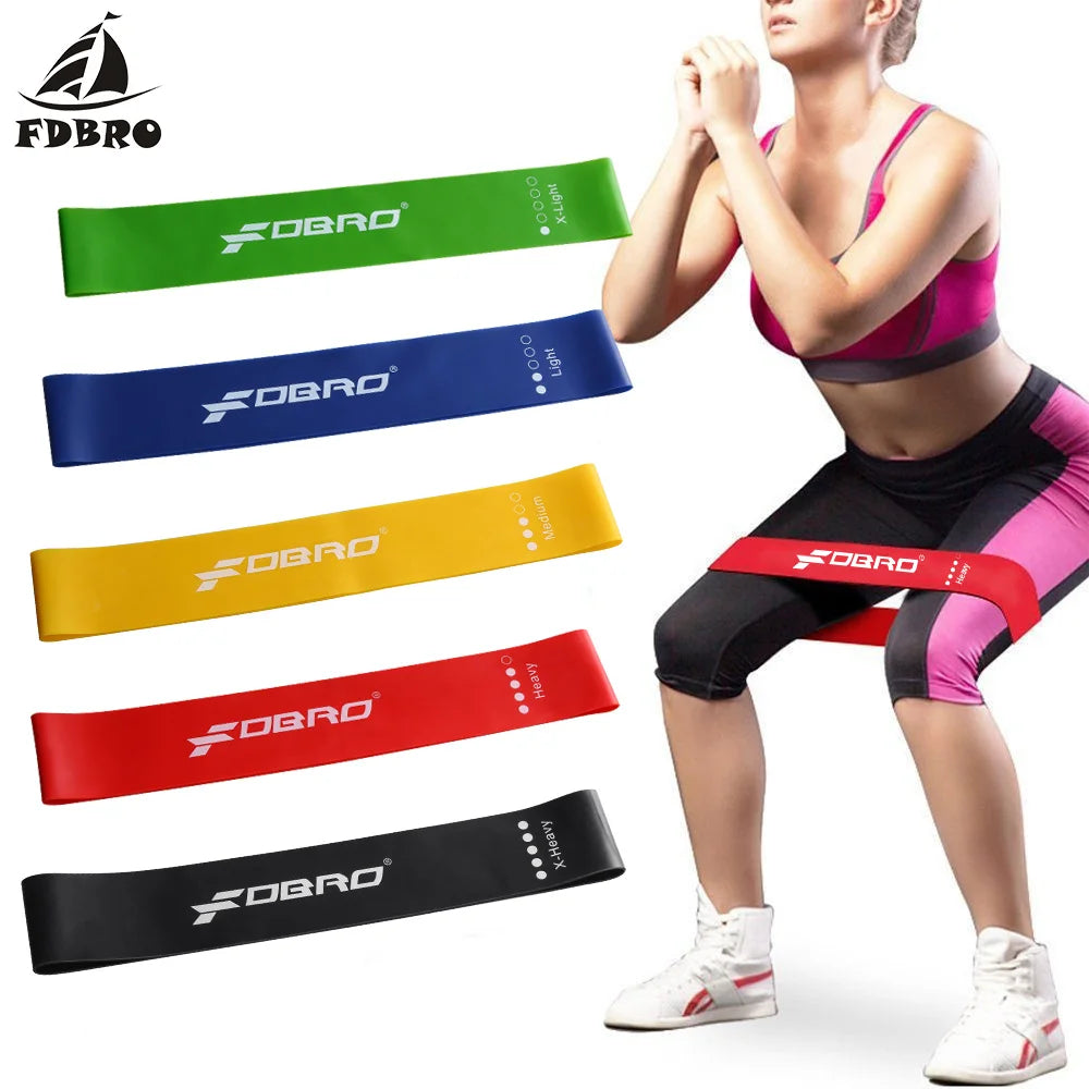 FDBOY Resistance Bands for Working Out Exercise Bands Physical Therapy  Stretching Yoga Strap for Upper & Lower Body Workouts